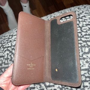 Louis Vuitton flap phone case